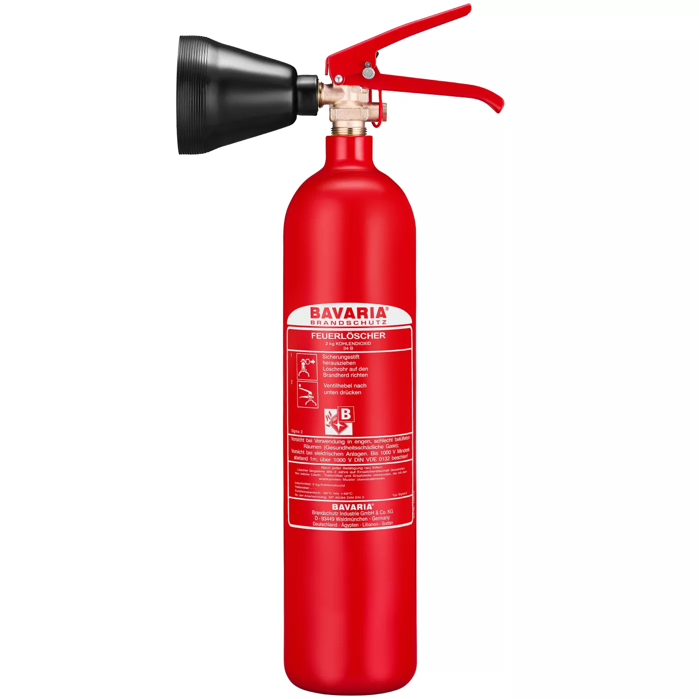 Bavaria Sigma 2 - CO2 Feuerlöscher - Deisinger